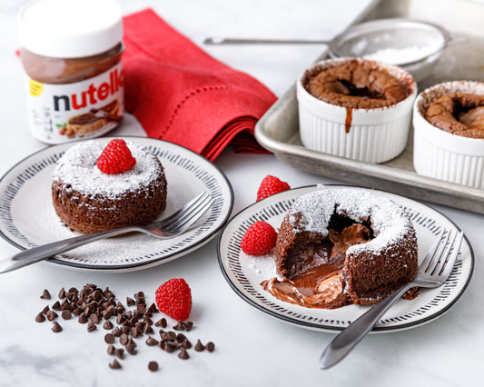 A Valentine's Day Dessert that Shouts "I Love You": Nutella Lava Cake Recipe