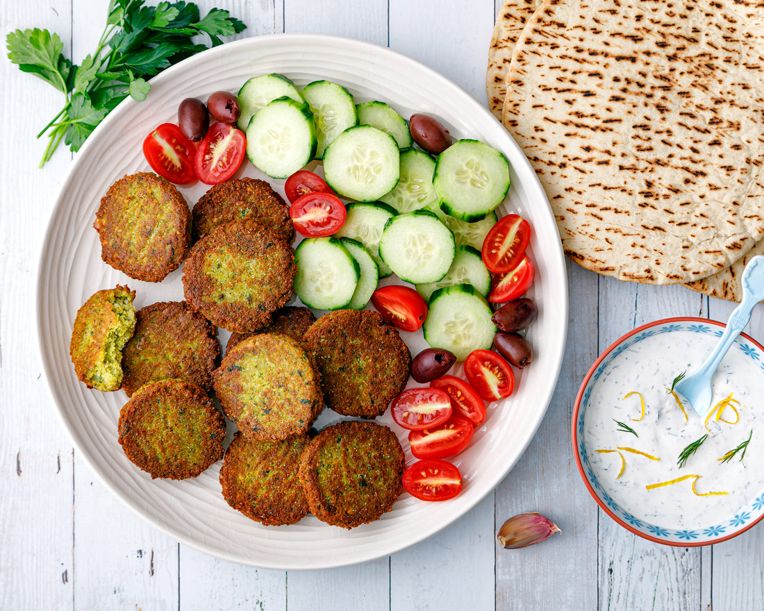 Homemade, Crispy Falafel without Deep Frying