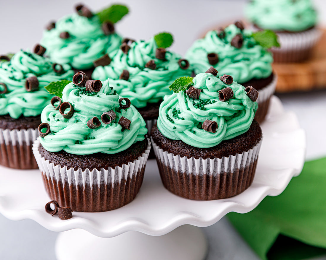 Celebrate St. Patrick's Day with Mint Chocolate Cupcakes