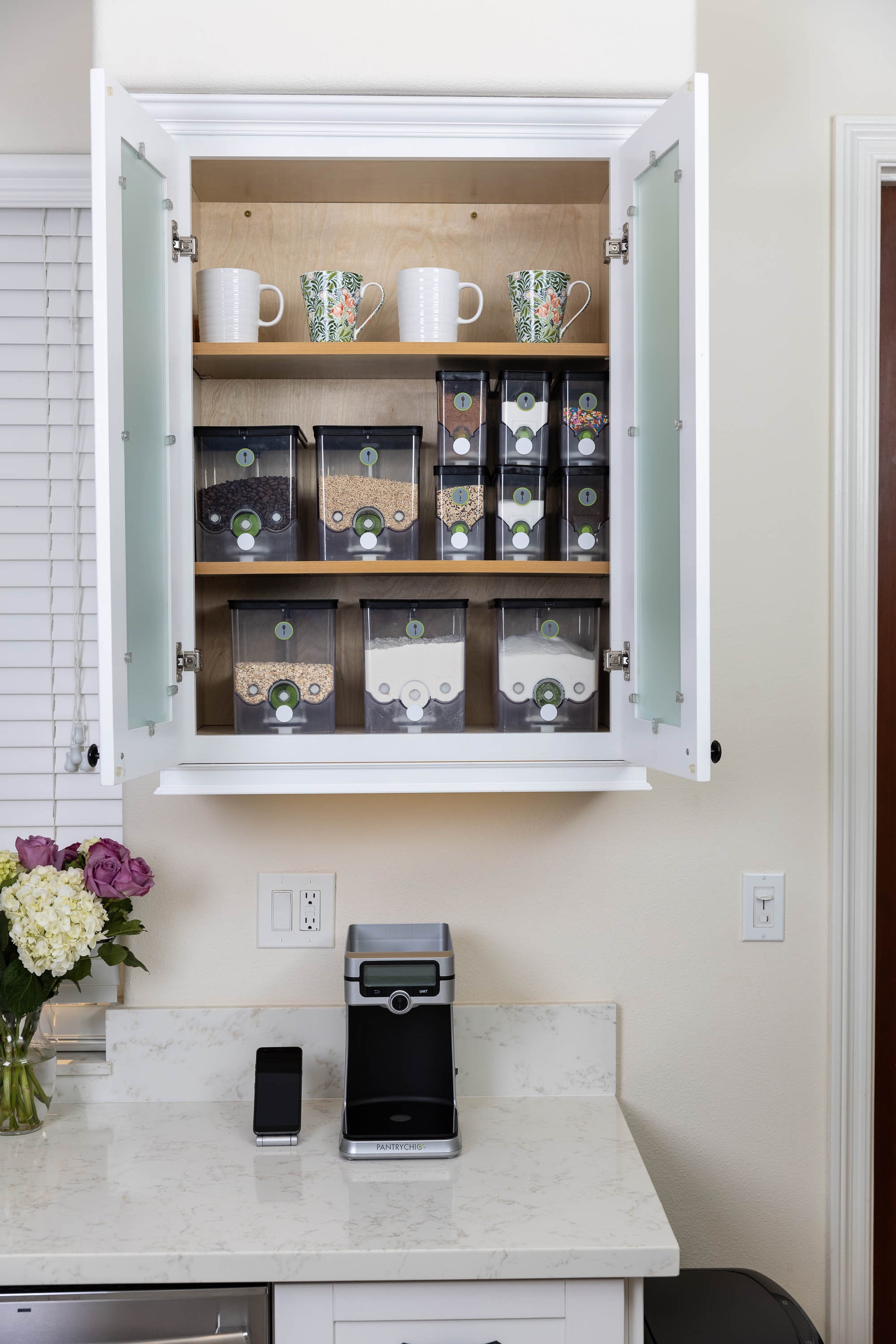 Elegant Canister Sets for Kitchen Counter Airtight Food Storage